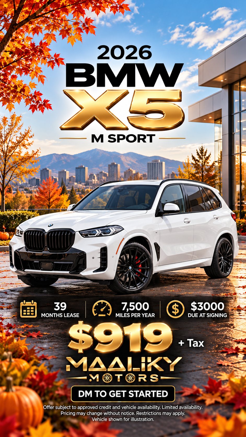 2026 BMW X5 M Sport lease deal