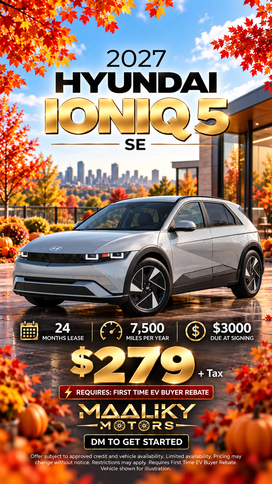 2027 Hyundai IONIQ 5 SE lease deal