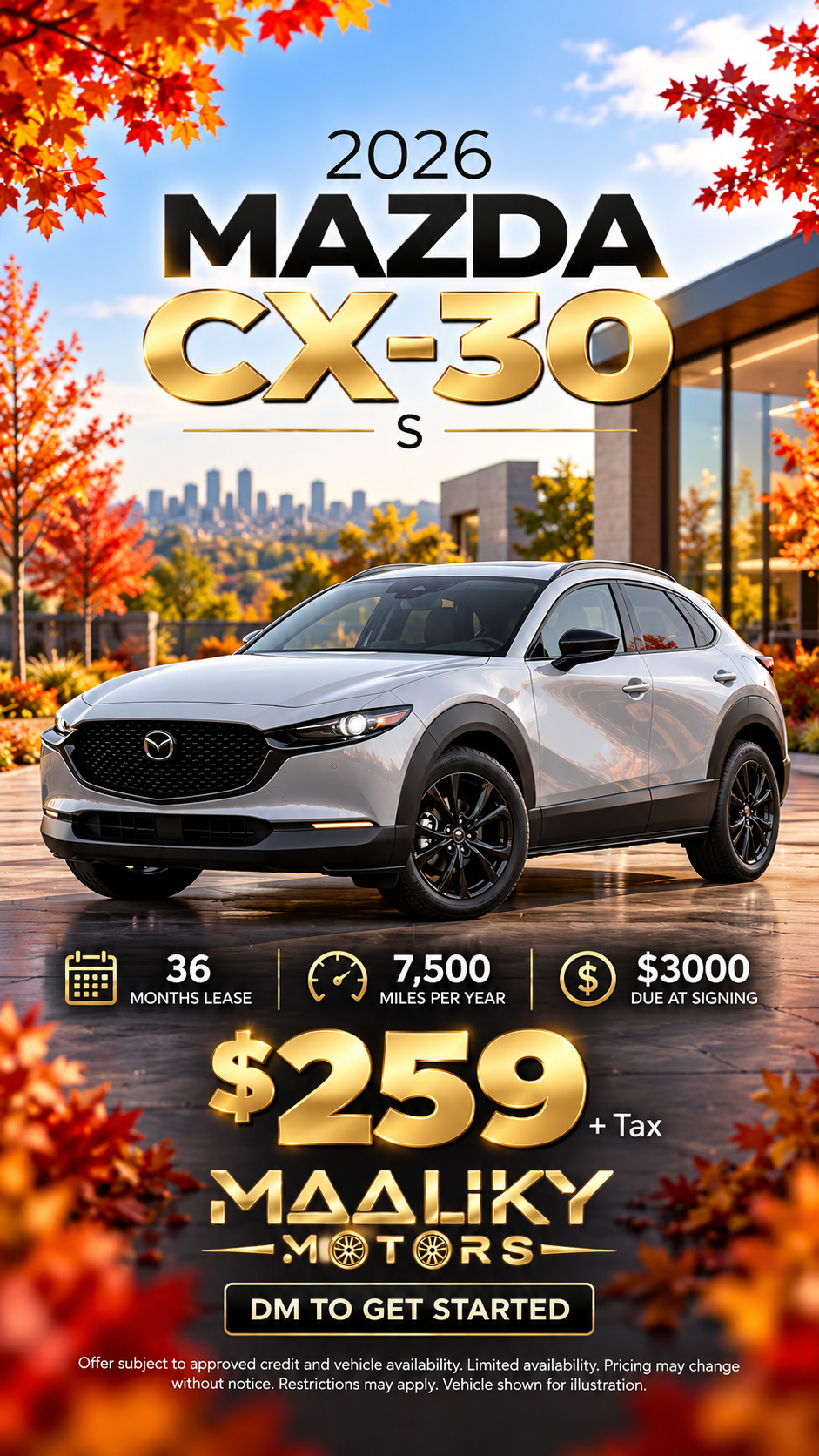 2026 Mazda CX-30 S lease deal